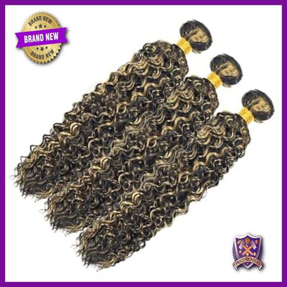 Human Hair Extensions 30 Inch Water Wave 3 Bundles 300g Brazilian Virgin